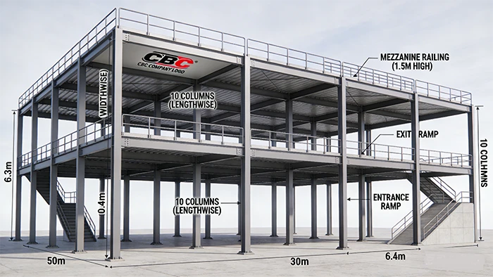 50m50m Two-Story Garage New Zealand 5 50m50m Two-Story Garage New Zealand 5